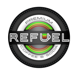 REFUEL PREMIUM COFFEE & SODA logo