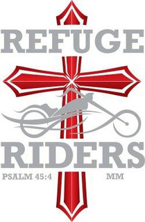 REFUGE RIDERS MM PSALM 45:4 logo