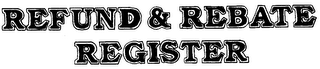 REFUND & REBATE REGISTER logo