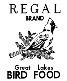 REGAL BRAND GREAT LAKES BIRD FOOD logo