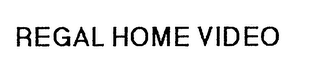 REGAL HOME VIDEO logo