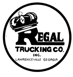 REGAL TRUCKING CO. INC. LAWRENCEVILLE GEORGIA logo