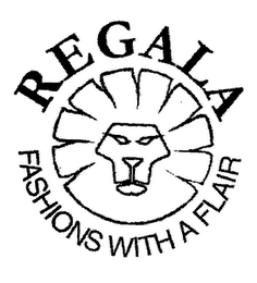 REGALA FASHIONS WITH A FLAIR logo