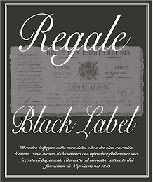 REGALE BLACK LABEL logo