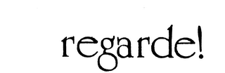 REGARDE! logo