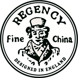 REGENCY FINE CHINA DESIGNED IN ENGLAND logo