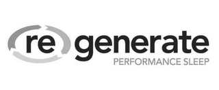 REGENERATE PERFORMANCE SLEEP logo