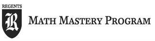 REGENTS R MATH MASTERY PROGRAM logo