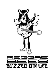 REGGAE BEES BUZZED ON LIFE logo