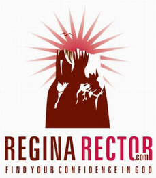 REGINA RECTOR.COM FIND YOUR CONFIDENCE IN GOD logo