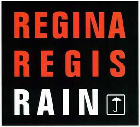 REGINA REGIS RAIN logo