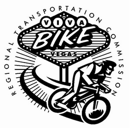 REGIONAL TRANSPORTATION COMMISSION VIVA BIKE VEGAS logo