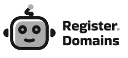 REGISTER. DOMAINS logo