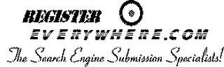 REGISTER EVERYWHERE.COM THE SEARCH ENGINE SUBMISSION SPECIALISTS logo