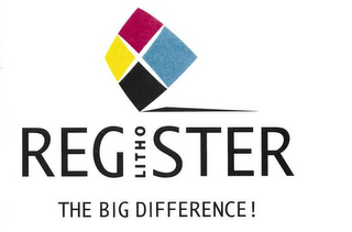 REGISTER LITHO THE BIG DIFFERENCE! logo