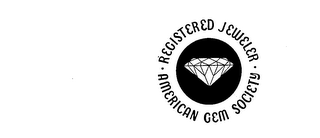 REGISTERED JEWELER AMERICAN GEM SOCIETY logo