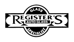 REGISTER'S AUTO GLASS GLASS SPECIALIST logo