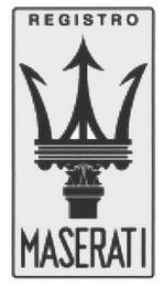 REGISTRO MASERATI logo
