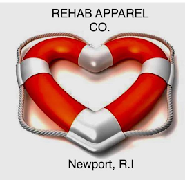 REHAB APPAREL CO. NEWPORT, R.I. logo