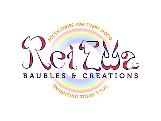 REI ELLA BAUBLES & CREATIONS ACCESSORIES FOR EVERY MOOD. ENHANCING TODAY'S YOU. logo