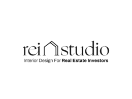 REI STUDIO INTERIOR DESIGN FOR REAL ESTATE INVESTORS logo
