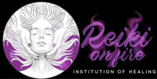 REIKI ON FIRE INSTITUTION OF HEALING logo