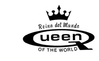 REINA DEL MUNDO QUEEN OF THE WORLD logo