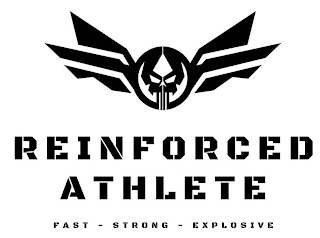 REINFORCED ATHLETE FAST STRONG EXPLOSIVE logo