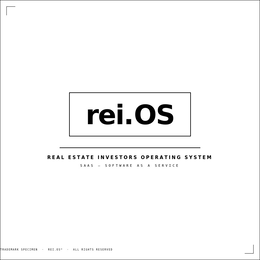 REI.OS REAL ESTATE INVESTORS OPERATING SYSTEM SAAS - SOFTWARE AS A SERVICE logo