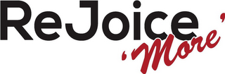 REJOICE ' MORE ' logo
