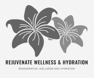 REJUVENATE WELLNESS & HYDRATION REGENERATIVE, WELLNESS AND HYDRATION logo