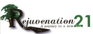 REJUVENATION 21 A JOURNEY TO A NEW YOU. logo
