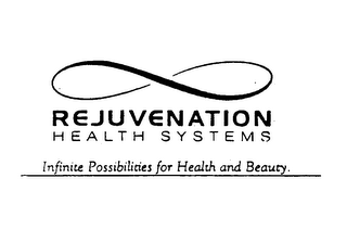 REJUVENATION HEALTH SYSTEMS INFINITE POSSIBILITIES FOR HEALTH AND BEAUTY logo
