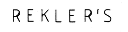 REKLER'S logo