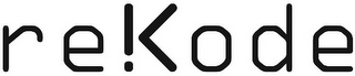 REKODE logo