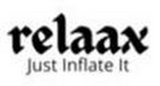 RELAAX JUST INFLATE IT logo