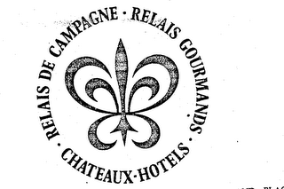 RELAIS DE CAMPAGNE. RELAIS GOURMANDS.  CHATEAUX-HOTELS. logo