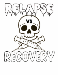 RELAPSE VS RECOVERY logo