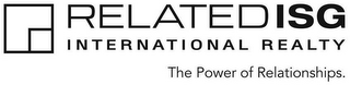 RELATEDISG INTERNATIONAL REALTY THE POWER OF RELATIONSHIPS. logo