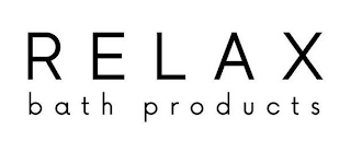 RELAX BATH PRODUCTS logo