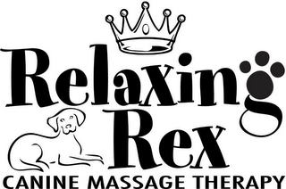 RELAXING REX CANINE MASSAGE THERAPY logo