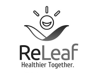 RELEAF HEALTHIER TOGETHER. logo