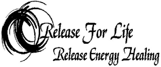 RELEASE FOR LIFE RELEASE ENERGY HEALING logo