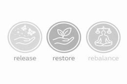 RELEASE RESTORE REBALANCE logo