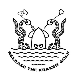 RELEASE THE KRAKEN GOLF 18 logo