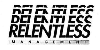 RELENTLESS MANAGEMENT logo