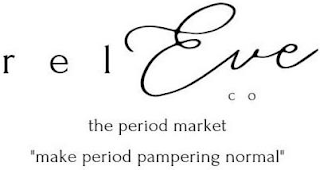 RELEVE CO THE PERIOD MARKET "MAKE PERIOD PAMPERING NORMAL" logo
