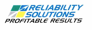 RELIABILITY SOLUTIONS PROFITABLE RESULTS logo