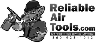 RELIABLE AIR TOOLS.COM TUFF RELIABLE TOOLS AT PRICES TUFF TO BEAT 360-923-1012 logo