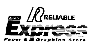 RELIABLE ARVEY EXPRESS PAPER & GRAPHICS STORE